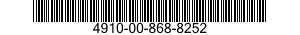 4910-00-868-8252  4910008688252 008688252