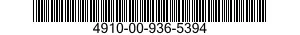 4910-00-936-5394  4910009365394 009365394