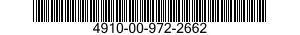 4910-00-972-2662  4910009722662 009722662