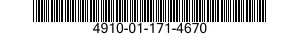 4910-01-171-4670  4910011714670 011714670