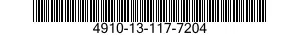 4910-13-117-7204 TESTER,CYLINDER COM 4910131177204 131177204