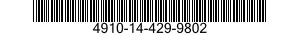 4910-14-429-9802 GROOVING MACHINE,TIRE TREAD 4910144299802 144299802