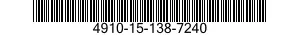 4910-15-138-7240 SMONTAGOMME SEMIATU 4910151387240 151387240