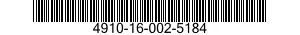 4910-16-002-5184 SHOP EQUIPMENT,AUTOMOTIVE VEHICLE 4910160025184 160025184