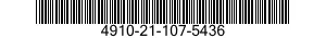 4910-21-107-5436 TESTER,ENGINE DISTRIBUTOR 4910211075436 211075436