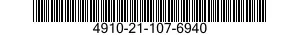 4910-21-107-6940  4910211076940 211076940