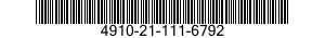 4910-21-111-6792  4910211116792 211116792