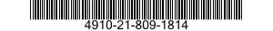 4910-21-809-1814  4910218091814 218091814