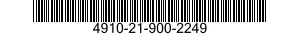 4910-21-900-2249  4910219002249 219002249