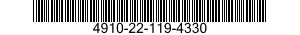 4910-22-119-4330 TESTER,AIR BRAKE 4910221194330 221194330