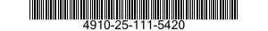 4910-25-111-5420 PIGGEPISTOL,TRYKKLU 4910251115420 251115420
