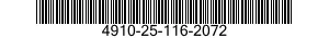 4910-25-116-2072 HOEYTRYKKSRENSER,VA 4910251162072 251162072