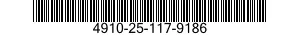 4910-25-117-9186  4910251179186 251179186