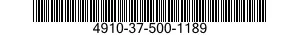 4910-37-500-1189  4910375001189 375001189