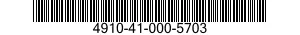 4910-41-000-5703 INDICATOR,WHEEL ALIGNMENT 4910410005703 410005703