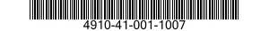 4910-41-001-1007 HOLDER,MAINTENANCE FIXTURE,MULTIPOSITION 4910410011007 410011007