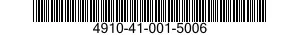 4910-41-001-5006 JACK,DOLLY TYPE,MECHANICAL 4910410015006 410015006