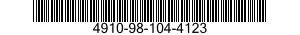 4910-98-104-4123 TESTER,CYLINDER COMPRESSION 4910981044123 981044123