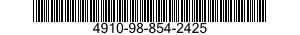 4910-98-854-2425 BUSHING SET 4910988542425 988542425
