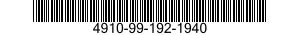 4910-99-192-1940 SCREW,CAP,SOCKET HEAD 4910991921940 991921940