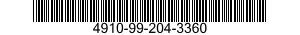 4910-99-204-3360  4910992043360 992043360