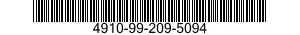 4910-99-209-5094 INFLATOR-GAGE,PNEUMATIC TIRE 4910992095094 992095094