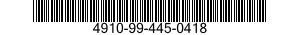 4910-99-445-0418  4910994450418 994450418