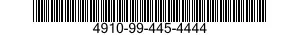 4910-99-445-4444  4910994454444 994454444