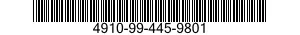 4910-99-445-9801  4910994459801 994459801