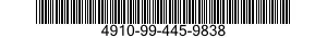 4910-99-445-9838  4910994459838 994459838