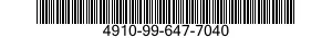 4910-99-647-7040  4910996477040 996477040