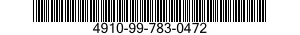 4910-99-783-0472  4910997830472 997830472