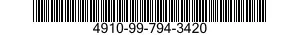 4910-99-794-3420 SHIELDED SPACER ASS 4910997943420 997943420