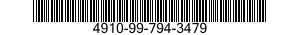 4910-99-794-3479 PAD ASSEMBLY 4910997943479 997943479