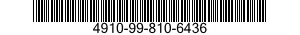 4910-99-810-6436  4910998106436 998106436