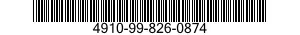4910-99-826-0874  4910998260874 998260874