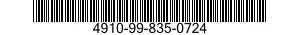 4910-99-835-0724  4910998350724 998350724