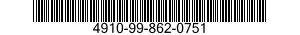 4910-99-862-0751  4910998620751 998620751