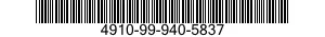 4910-99-940-5837 INFLATOR-GAGE,PNEUMATIC TIRE 4910999405837 999405837