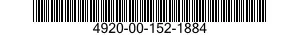 4920-00-152-1884 BRACKET,MOUNTING 4920001521884 001521884