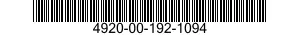 4920-00-192-1094 TEST STATION,ELECTRICAL-ELECTRONIC EQUIPMENT 4920001921094 001921094