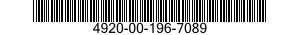 4920-00-196-7089 TEMPLATE,AIRCRAFT MAINTENANCE 4920001967089 001967089