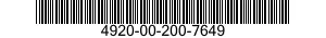 4920-00-200-7649 ADAPTER ASSEMBLY,INTERFACE DEVICE 4920002007649 002007649