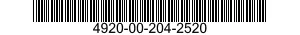 4920-00-204-2520 STAND,MAINTENANCE,AIRCRAFT ENGINE ACCESSORIES 4920002042520 002042520