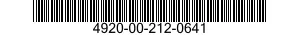 4920-00-212-0641 ADAPTER,PRESSURE TEST 4920002120641 002120641