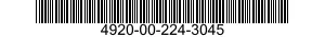 4920-00-224-3045 FIXTURE,HYDRAULIC SYSTEM COMPONENTS,AIRCRAFT 4920002243045 002243045