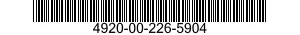4920-00-226-5904 STAND,SUPPORT 4920002265904 002265904