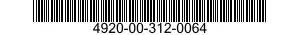 4920-00-312-0064 ADAPTER KIT,TEST 4920003120064 003120064