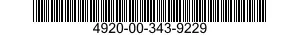 4920-00-343-9229 ADAPTER,TEST 4920003439229 003439229