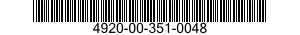 4920-00-351-0048 ARBOR,GRINDING,TURB 4920003510048 003510048
